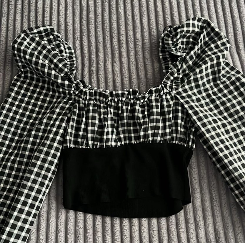 Zara crop bluz - Görsel 3