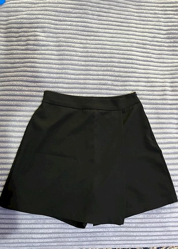 Kadın Siyah şort Etek - Görsel 4