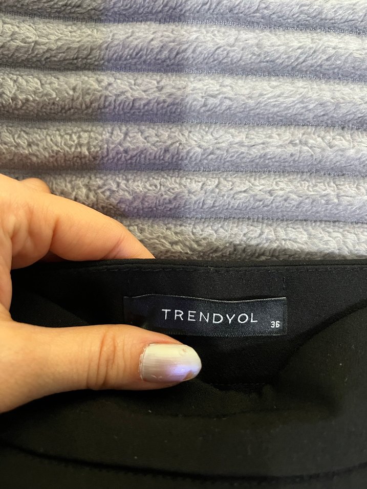 Kadın Siyah şort Etek - Görsel 5