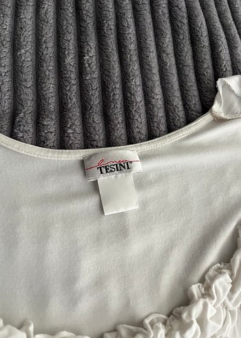 Vintage beyaz bohem üst - Görsel 2