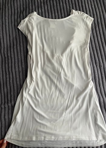 Vintage beyaz bohem üst - Görsel 3