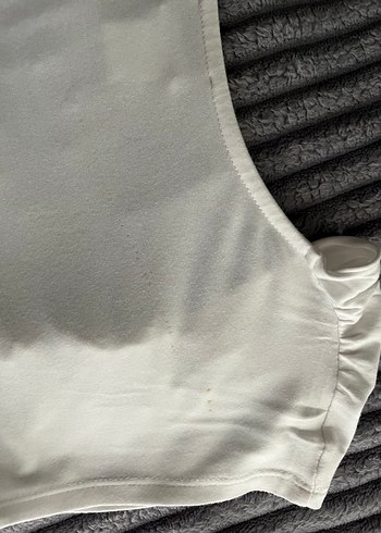 Vintage beyaz bohem üst - Görsel 4