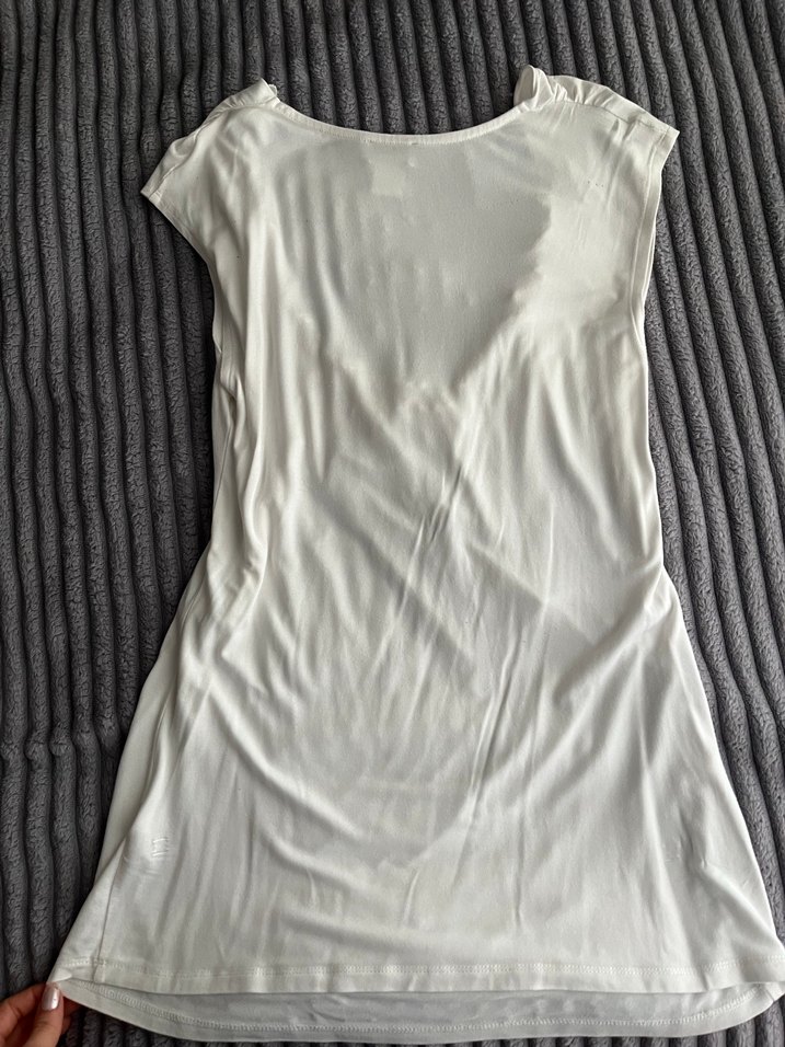 Vintage beyaz bohem üst - Görsel 3