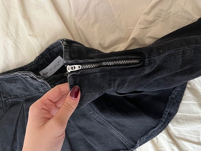 Bershka siyah şort etek - Görsel 5