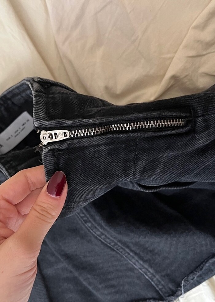 Bershka siyah şort etek - Görsel 5