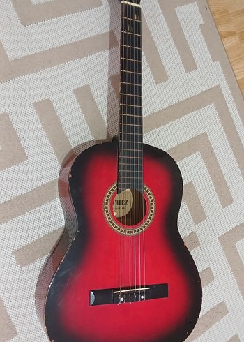 Koyu Kırmızı Klasik Gitar