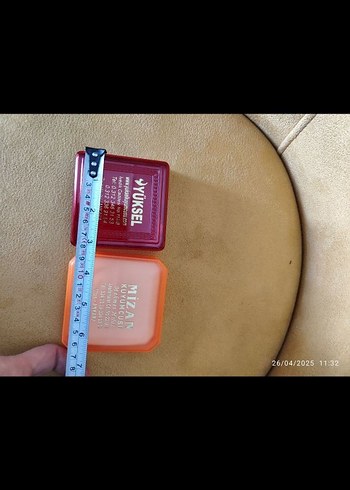 takı kutusu 2 adet. 8 x 8 cm ölçüde - Görsel 3