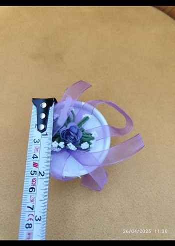 Lila Kurdeleli  mini hediye kutusu. - Görsel 2