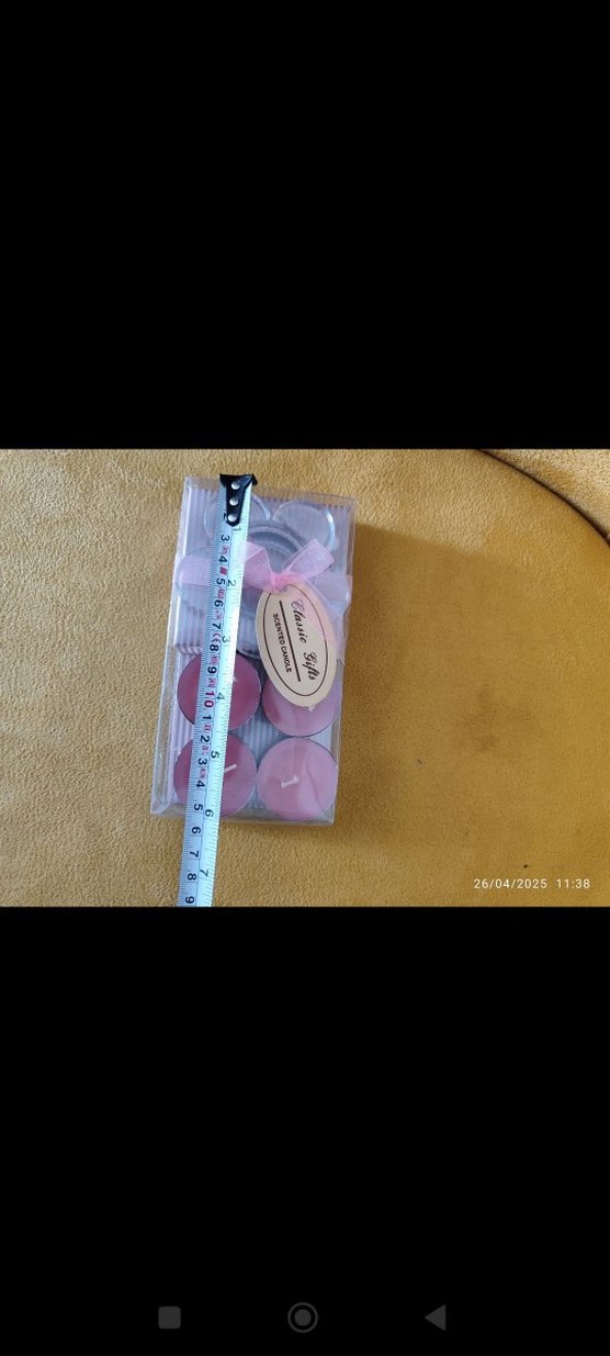 Pembe Pastel Kokulu Mum Seti - Görsel 3