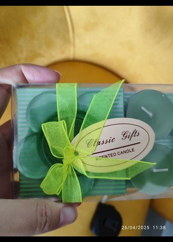 Hafif Haki Kokulu Mum Seti - Görsel 2