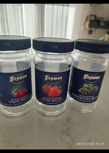 6 adet 380 gr kavanoz