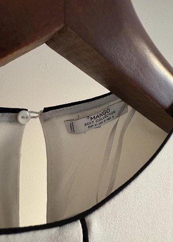 Beyaz Minimalist Midi Elbise - Görsel 12