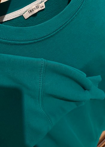 Kadın Turkuaz Basic Sweatshirt - Görsel 5
