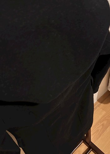 Siyah Kapüşonlu Kadın Kaban - Görsel 9