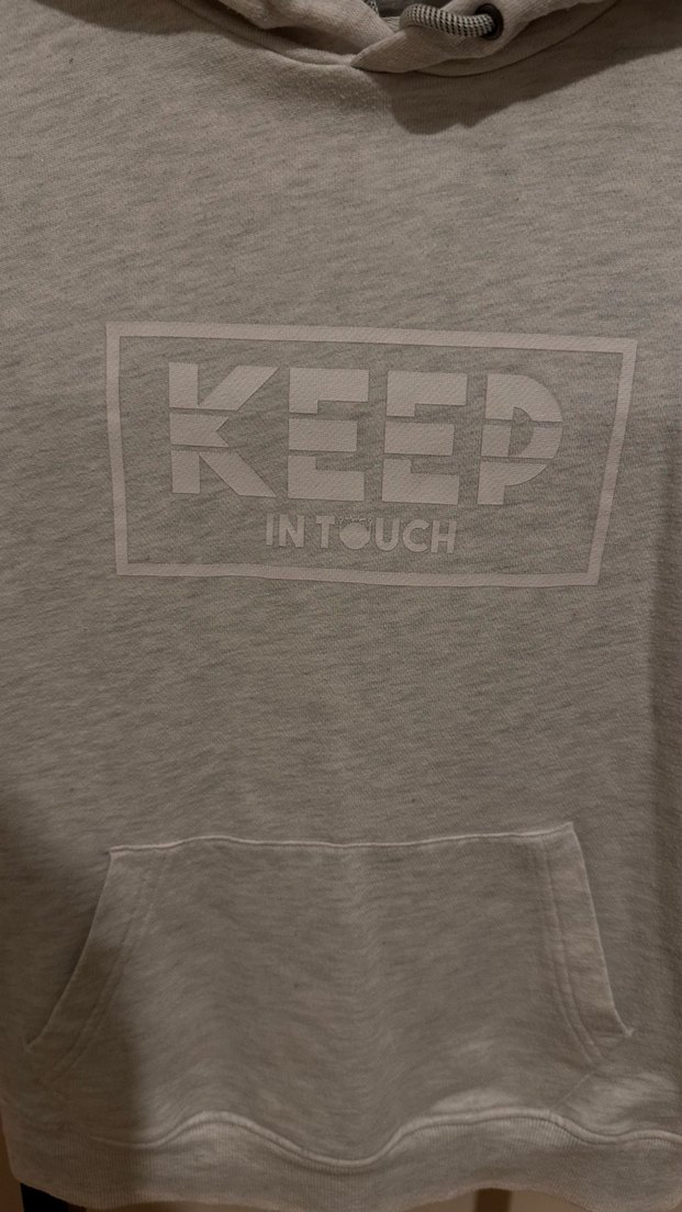 Gri Kapüşonlu Kadın Sweatshirt - Görsel 2