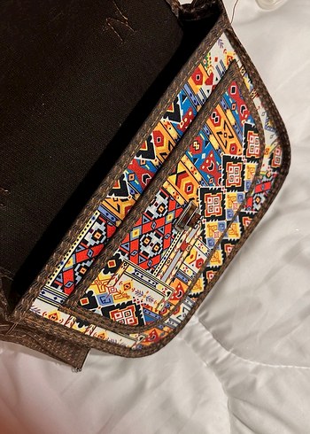 Azerbaycandan  Bohem Çok Renkli Baskılı Kadın Çanta - Görsel 6
