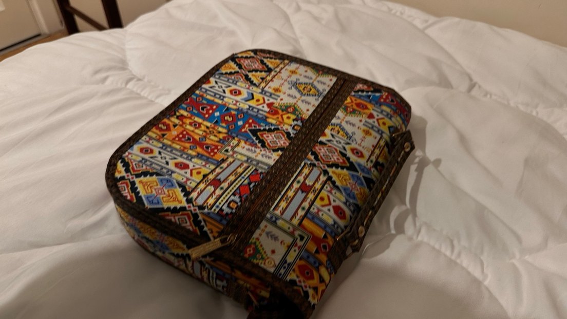 Azerbaycandan  Bohem Çok Renkli Baskılı Kadın Çanta - Görsel 5