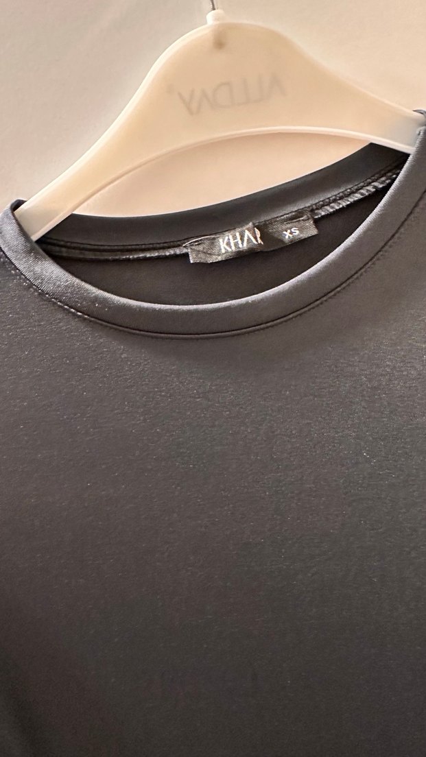 Siyah Uzun Kollu Uzun Elbise - Görsel 5