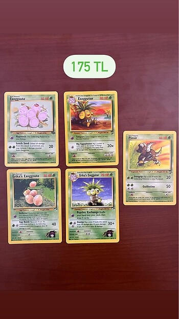  Beden Renk Pokemon Kartı