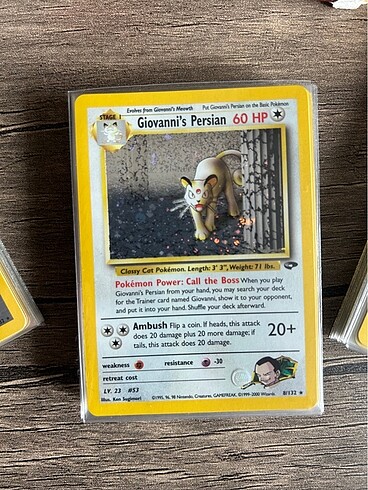  Beden Giovanni Theme Deck - Pokemon Kartı