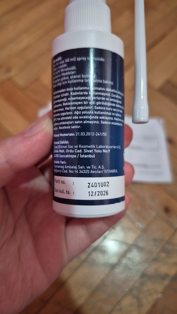 Bioxinin Forte Minoksidil %5 Deri Spreyi - Görsel 2