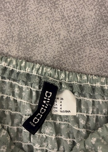 HM çiçekli mini elbise - Görsel 3