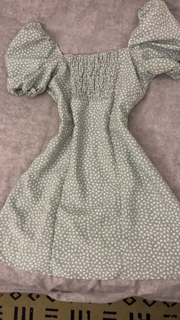 HM çiçekli mini elbise - Görsel 2