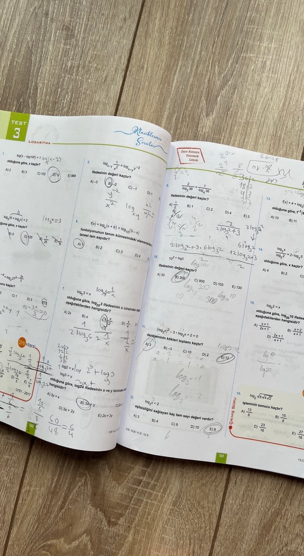Üç Dört Beş AYT Matematik Soru Bankası - Görsel 4