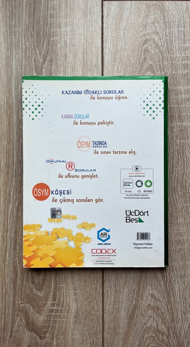 Üç Dört Beş AYT Biyoloji Soru Bankası - Görsel 2