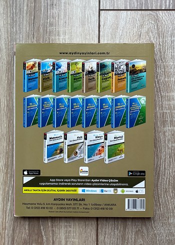 11.Sınıf Aydın Yayınları Fizik Soru Bankasi - Görsel 2