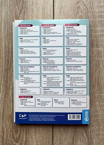 12. Sınıf Çap Yayınlar Fizik Seti - Görsel 2