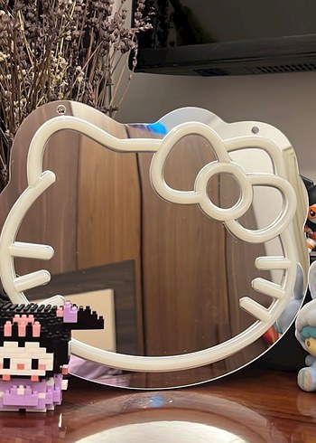 Led Işıklı Hello Kitty Ayna - Görsel 2
