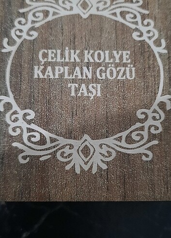  Beden Çelik zincirli kaplangözü kolye