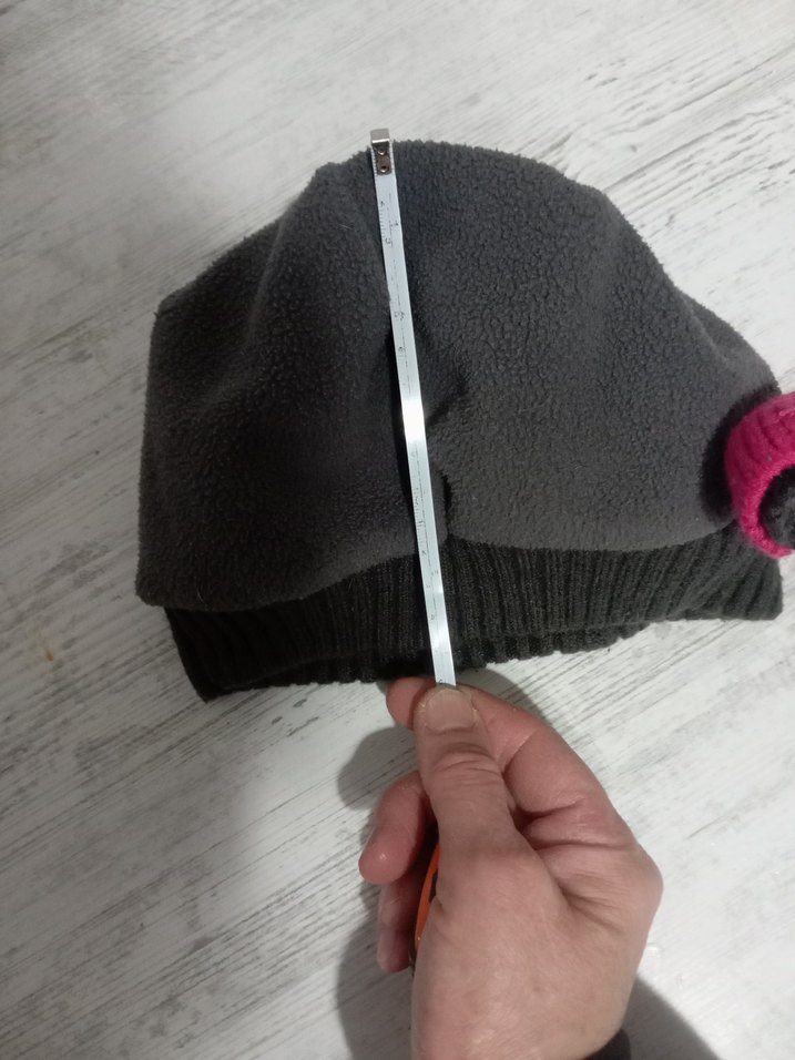 Kadın Gri Polar Bere Velcro Detaylıcocuk sapkasi - Görsel 5