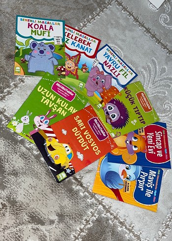 Çocuklar için Renkli Masal Kitapları Seti