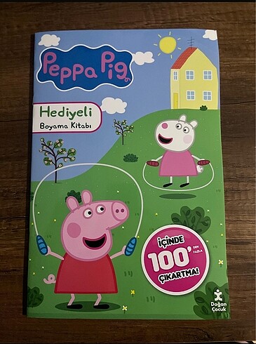 Peppa Pig Çıkartmalı Boyama Kitabı 