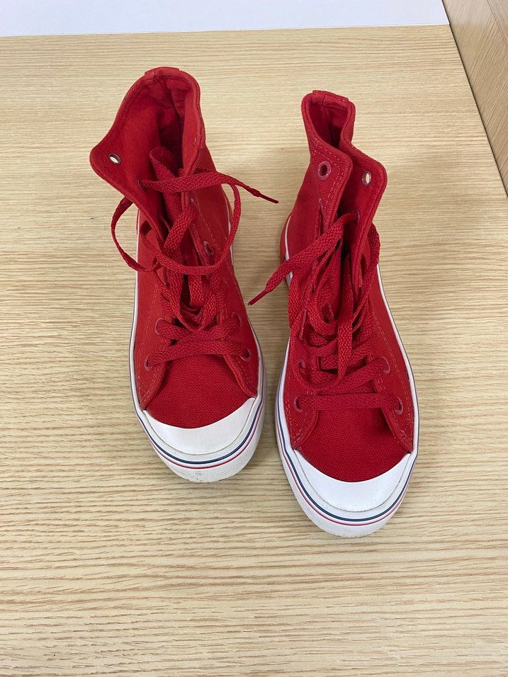 Beverly Hills Kırmızı Yüksek Tabanlı Spor Ayakkabı - Görsel 3