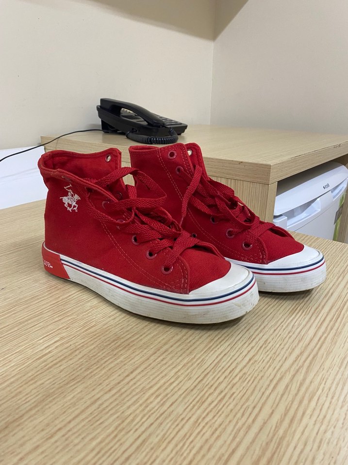 Beverly Hills Kırmızı Yüksek Tabanlı Spor Ayakkabı - Görsel 2