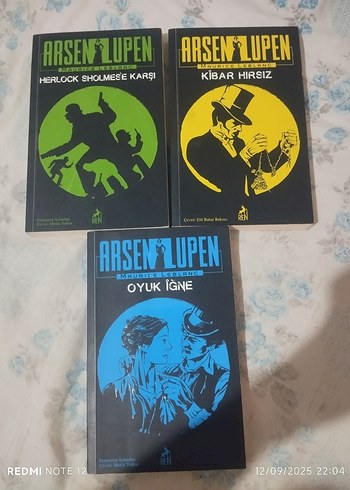Arsen Lüpen Dedektiflik Serisi 3 Kitap