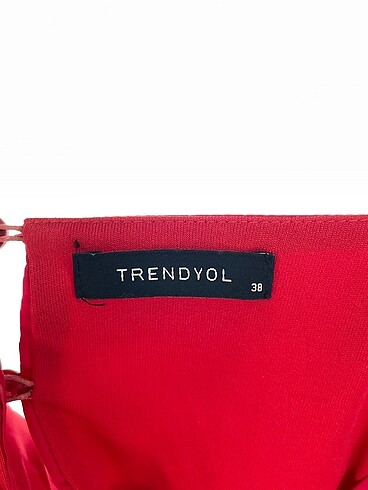 38 Beden kırmızı Renk Trendyol & Milla Kısa Elbise %70 İndirimli.