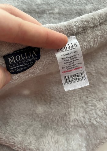 Gri Nakışlı Çocuk Battaniyesi - Görsel 3