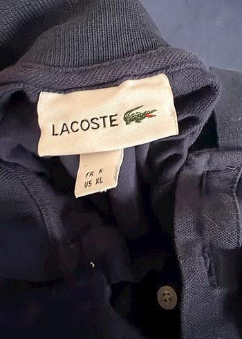 Lacoste Lacivert Keten Polo Tişört - Görsel 5