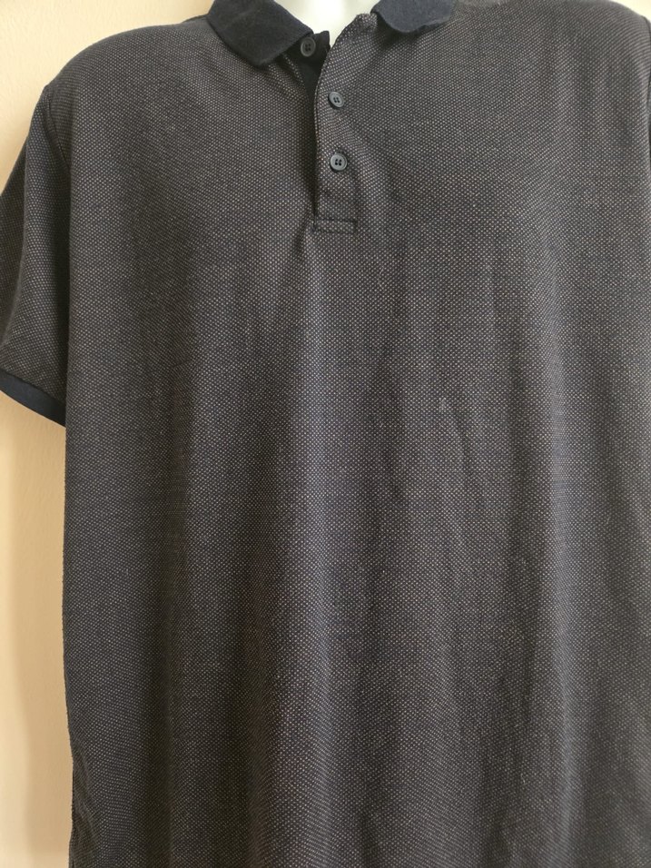 Kiğılı Erkek Kısa Kollu Polo Tişört 3XL Koyu Renk - Görsel 2