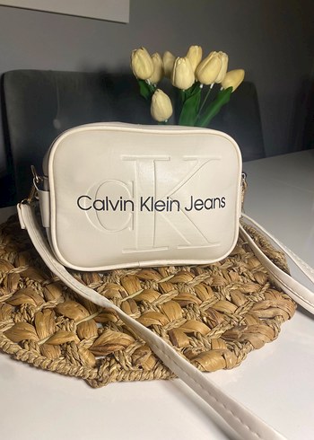 Calvin Klein Calvin Klein Jeans Baskılı Deri Kadın Çapraz Çanta