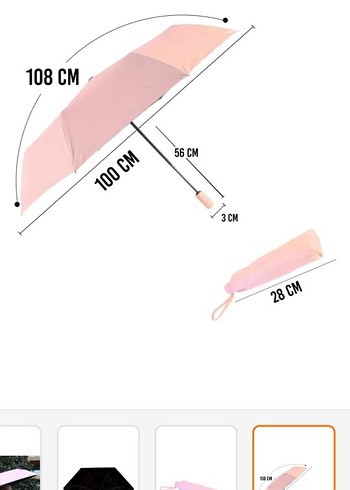 Pembe Kadın Şemsiye - Görsel 5