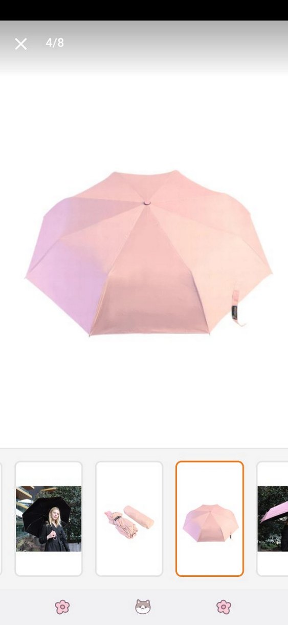 Pembe Kadın Şemsiye - Görsel 4