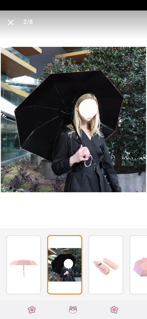 Pembe Kadın Şemsiye - Görsel 2