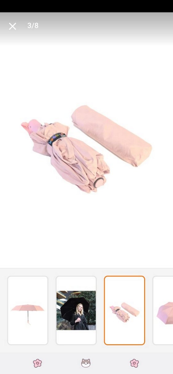 Pembe Kadın Şemsiye - Görsel 3