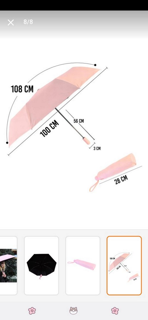 Pembe Kadın Şemsiye - Görsel 5