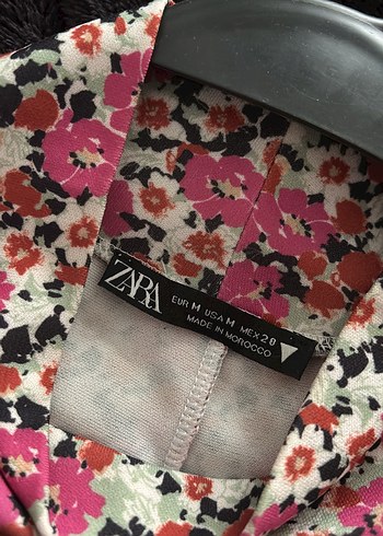 Zara çiçekli elbise - Görsel 2